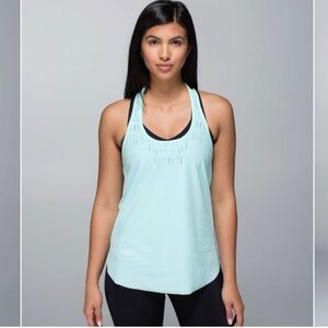 Lululemon Women's water bound Light Blue Sleeveless Top